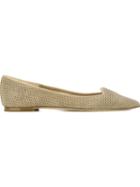 Jimmy Choo Attila Ballerinas, Women's, Size: 36.5, Nude/neutrals, Leather/nylon