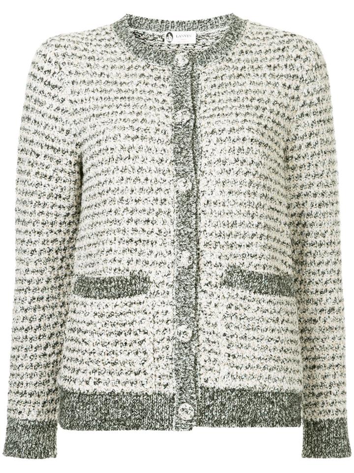 Lanvin Round Neck Knit Cardigan - Multicolour