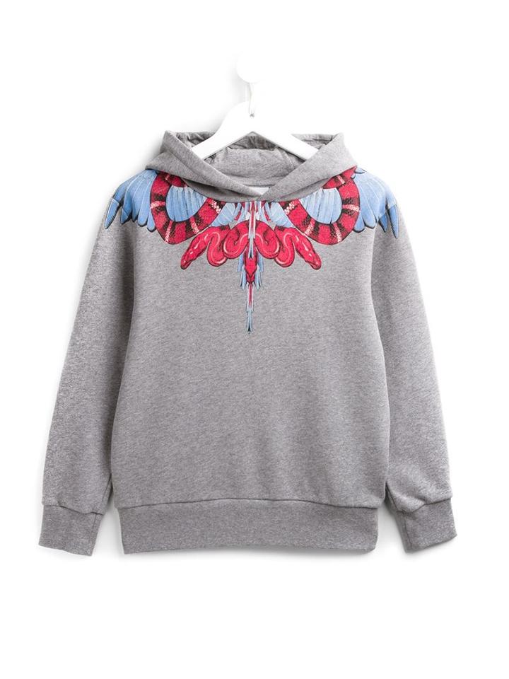 Marcelo Burlon County Of Milan Kids Snake Print Hoodie