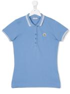 Moncler Kids Teen Slim-fit Polo Shirt - Blue