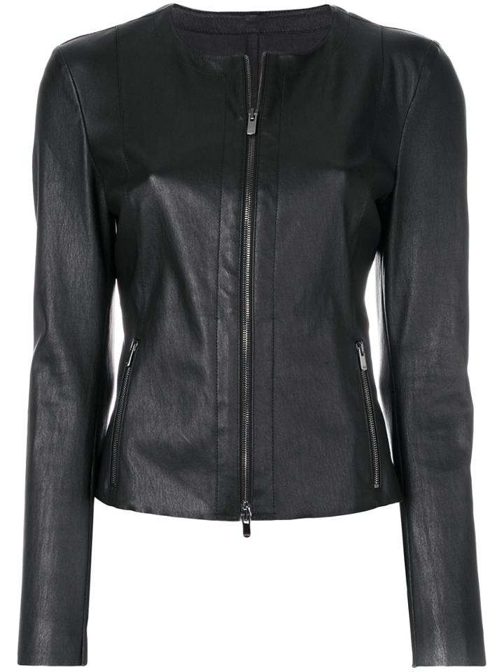 Drome Fitted Zip Jacket - Black