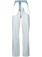 Helmut Lang Inside Out Front Pockets Jeans - Blue