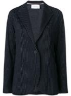 Harris Wharf London Striped Blazer - Blue