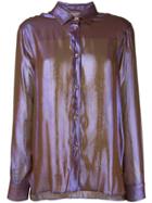 Christopher Kane Buttoned Shirt - Brown