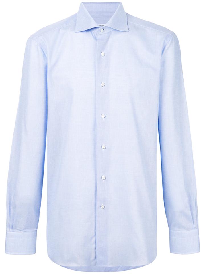 Barba Formal Long Sleeve Shirt - Blue