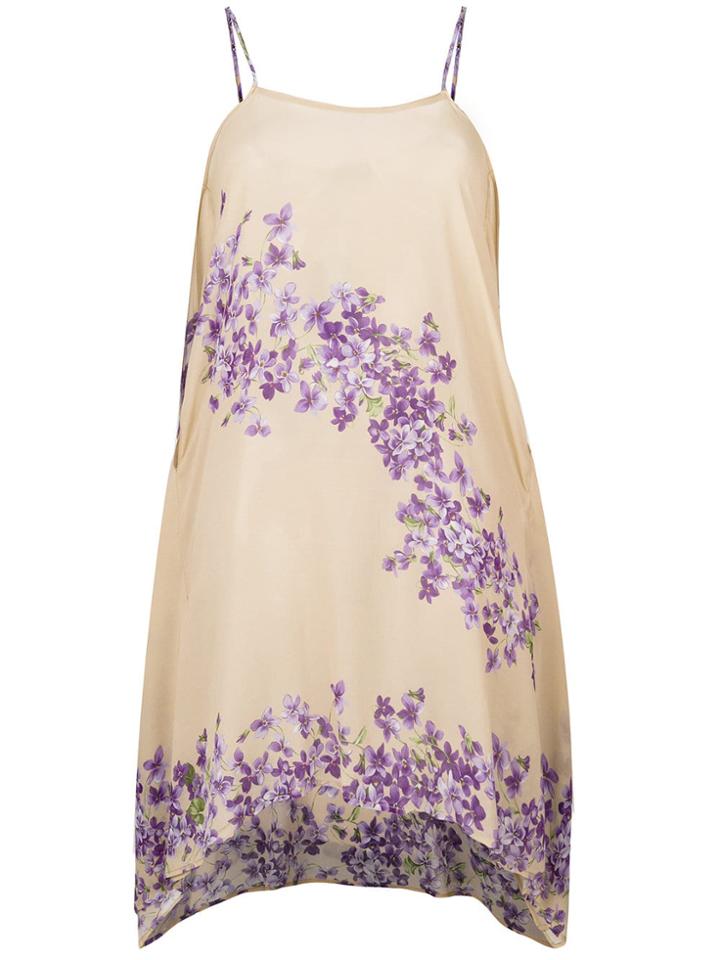 Twin-set Floral Print Top - Neutrals