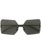 Zambesi Zambesi X Linda Farrow Hexagon Sunglasses - Black