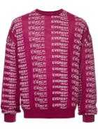 Yoshiokubo Jacquard Knit Jumper - Pink & Purple