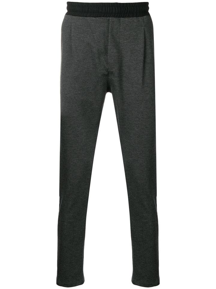 Low Brand Side Stripe Track Pants - Grey
