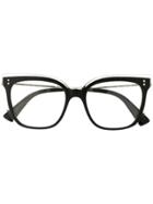Valentino Eyewear Square-frame Glasses - Black