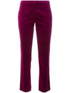Theory Cropped Tux Pants - Pink & Purple