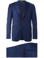 Canali 'regular' Two-piece Suit, Men's, Size: 52, Blue, Cupro/wool