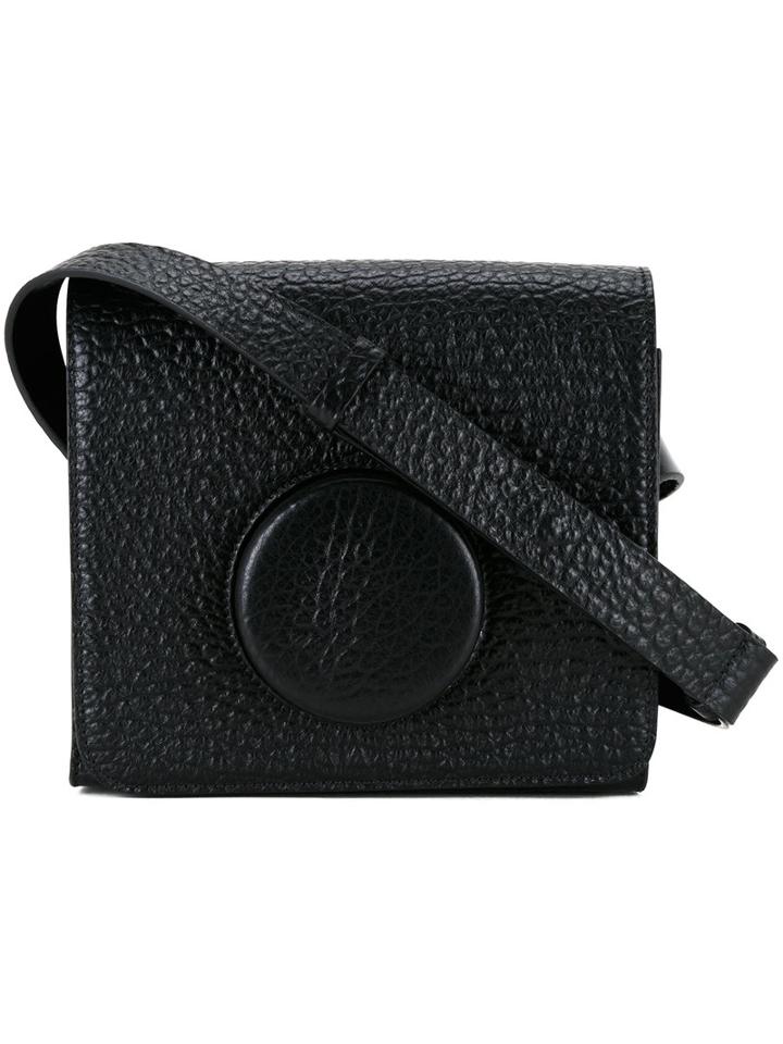 Lemaire Grained Crossbody Bag, Women's, Black, Leather