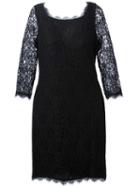 Diane Von Furstenberg 'zarita' Lace Dress, Women's, Size: 6, Black, Silk/nylon/rayon/viscose