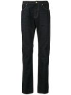 Emporio Armani High Rise Straight Leg Jeans - Blue