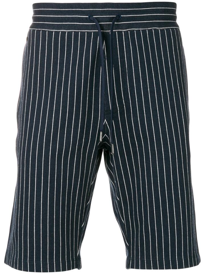 Calvin Klein 205w39nyc Pinstripe Jacquard Shorts - Blue