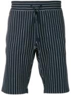 Calvin Klein 205w39nyc Pinstripe Jacquard Shorts - Blue
