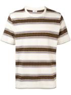 Saint Laurent Multi-stripe T-shirt - Neutrals