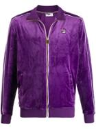 Fila Textured Front Logo Jacket - Purple