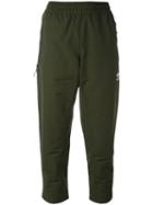 Adidas 'fallen Future' Cropped Track Pants, Women's, Size: Medium, Green, Polyester
