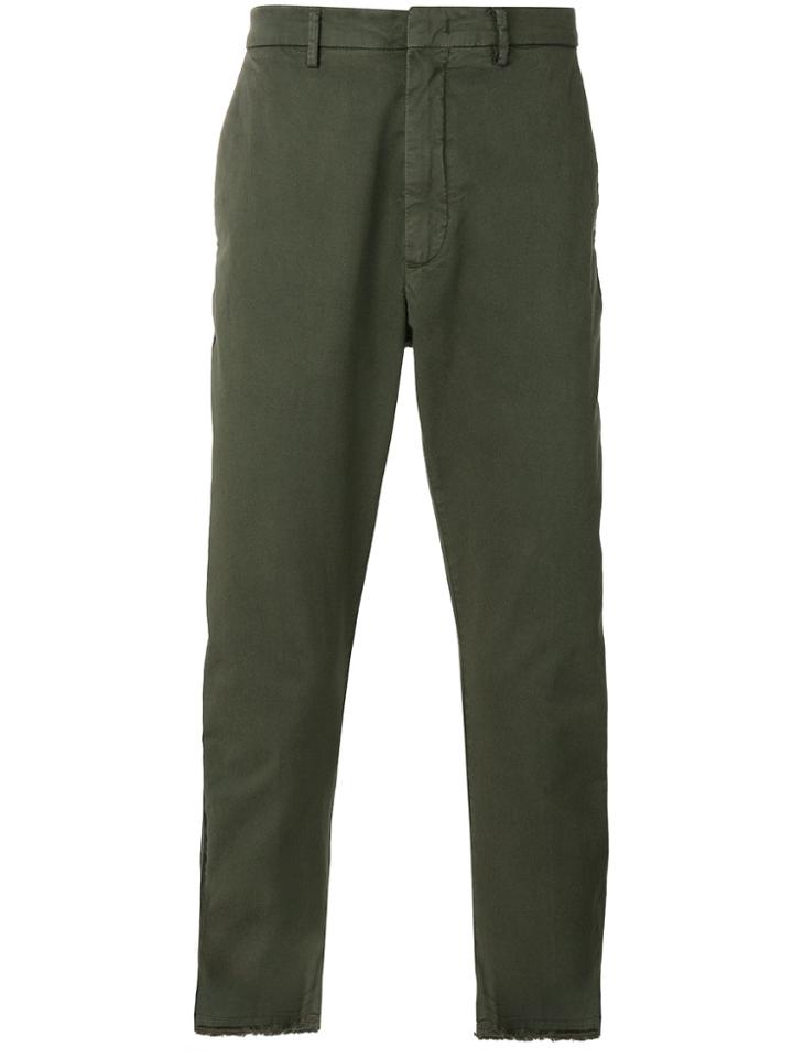 Pence Baldo Cropped Trousers - Green