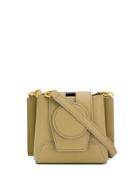 Yuzefi Geometric Small Tote Bag - Green