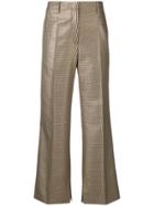 Golden Goose Deluxe Brand Flared Cropped Trousers - Nude & Neutrals