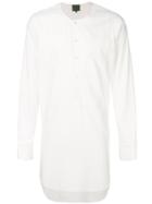 Amen Long-cut Shirt - White