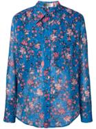 Isabel Marant Floral-print Shirt - Blue