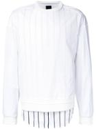 Paul Smith Rainbow Stripe Cuff Shirt - White