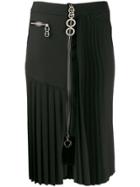 Smarteez Side Pleated Skirt - Black