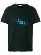 Stone Island Distorted Logo T-shirt - Blue