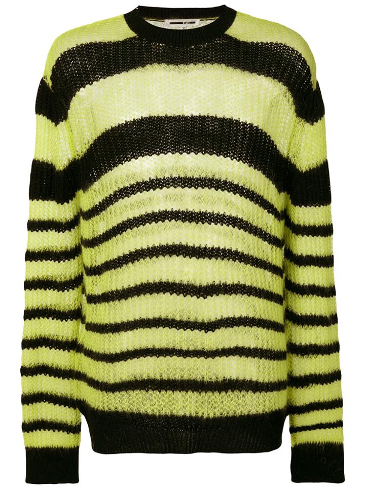 Mcq Alexander Mcqueen Striped Jumper - Yellow & Orange