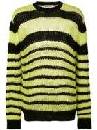 Mcq Alexander Mcqueen Striped Jumper - Yellow & Orange