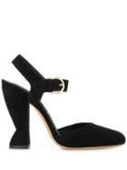 Bottega Veneta Metallic Pleated Pumps - Gold