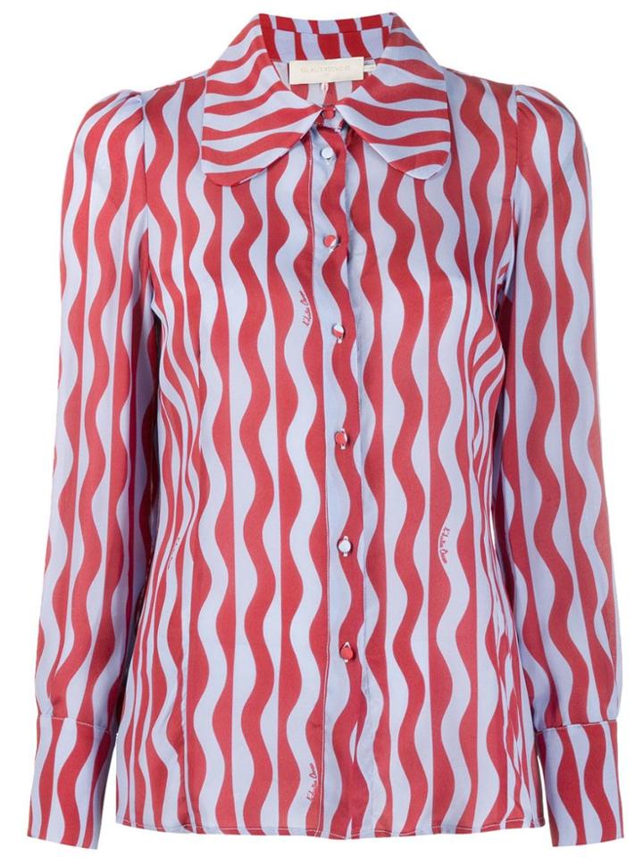 L'autre Chose All-over Print Shirt - Blue
