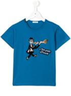 Dolce & Gabbana Kids Musician Patch T-shirt, Boy's, Size: 12 Yrs, Blue