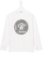 Young Versace Medusa Print T-shirt