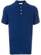 Al Duca D'aosta 1902 Knitted Polo Shirt - Blue