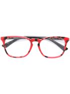 Mcq By Alexander Mcqueen Eyewear Square Frame Glasses - Red