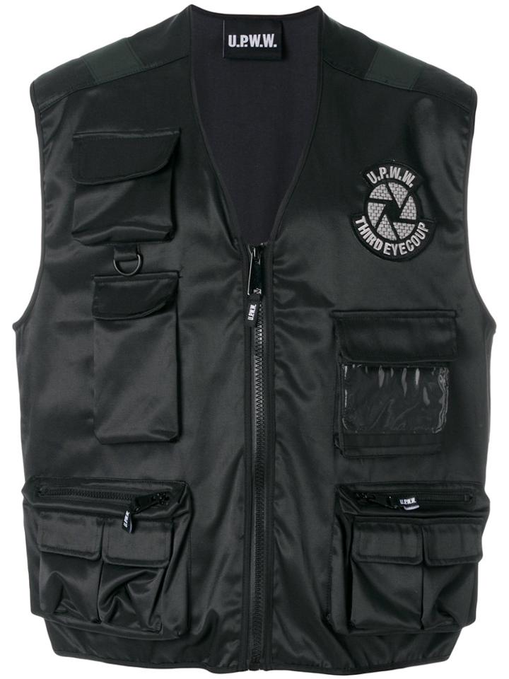 U.p.w.w. Patched Gilet - Black
