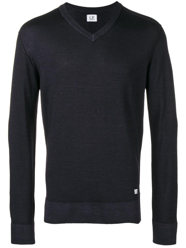 Cp Company V-neck Sweater - Black