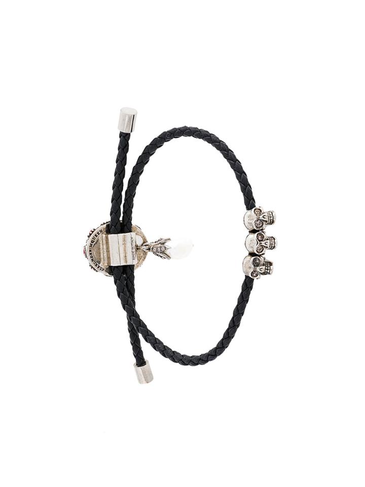 Alexander Mcqueen Jewel Charm Bracelet - Black