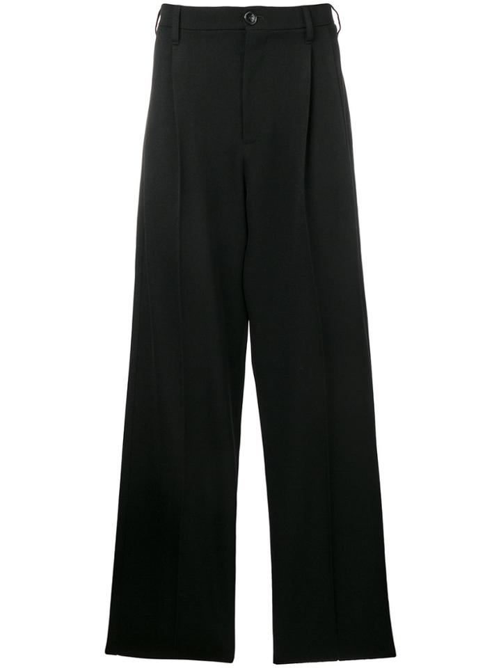 Raf Simons Wide-leg Trousers - Black