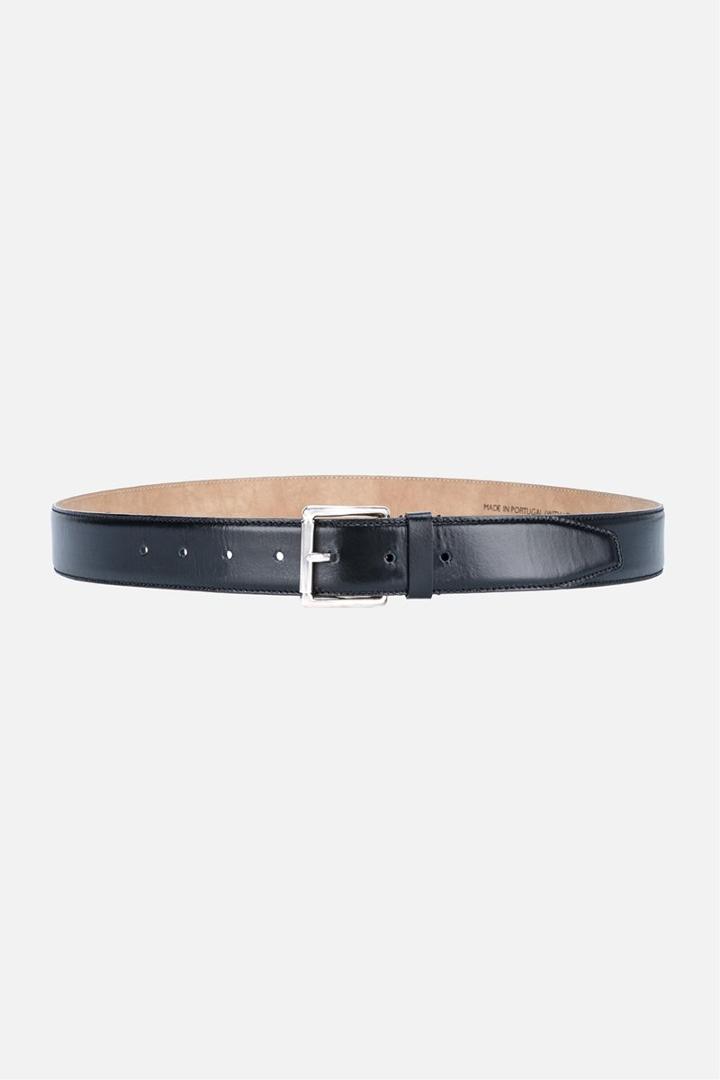 Ami Alexandre Mattiussi Classic Belt, Men's, Size: 100, Black, Leather/nubuck Leather