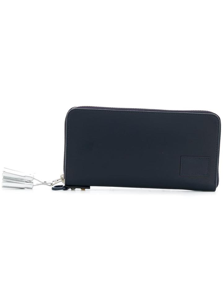 Sacai Zip Around Wallet - Blue