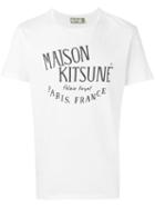 Maison Kitsuné 'palais Royal' T-shirt, Men's, Size: Xl, White, Cotton