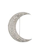 Isabel Marant Moon Embellished Brooch - Silver