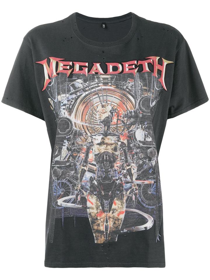 R13 Megadeth T-shirt - Black