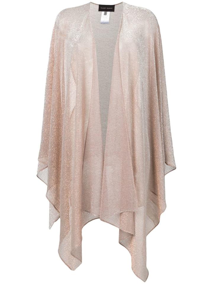 Talbot Runhof Metallic Embellishment Scarf - Pink